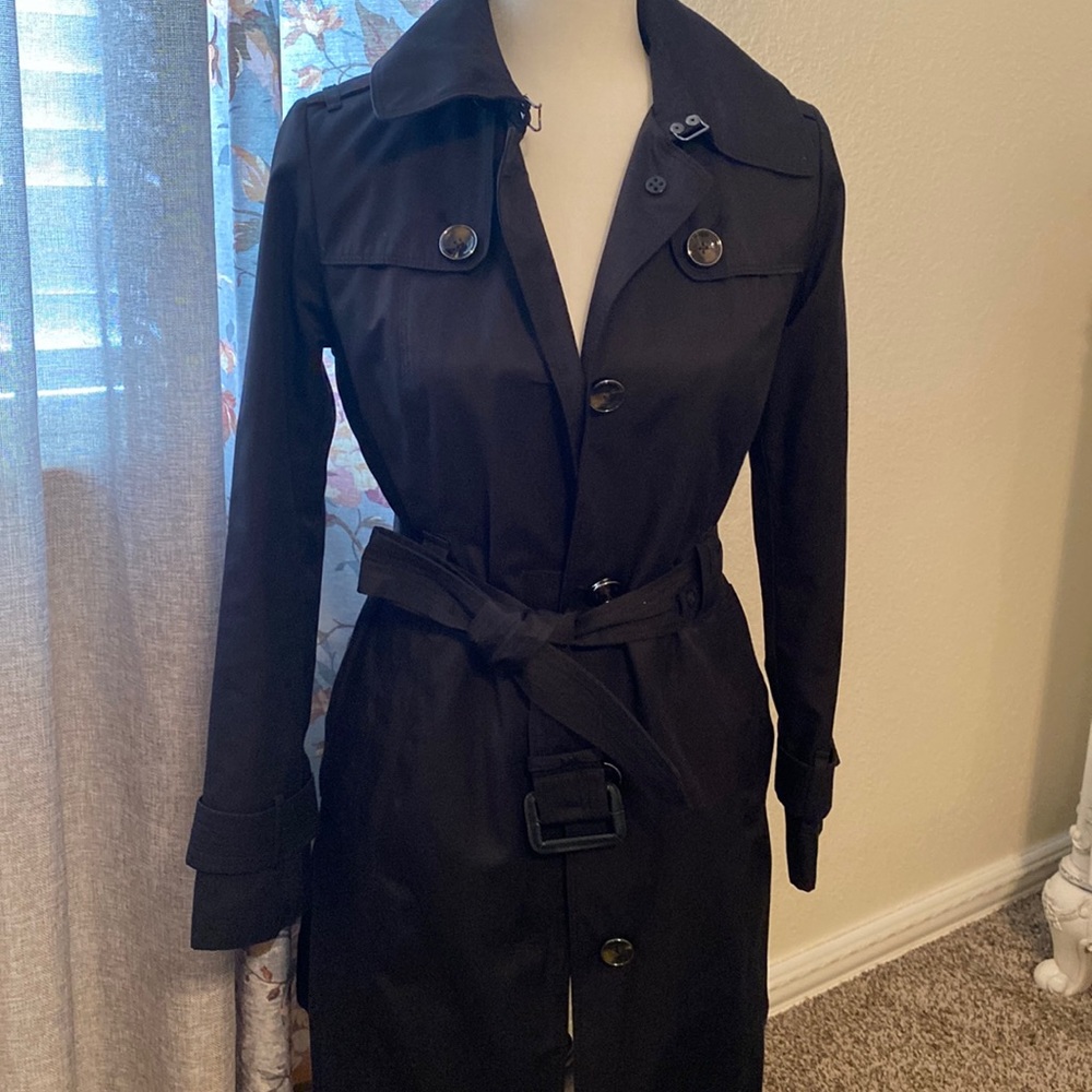 Black London Fog trench coat waterproof!